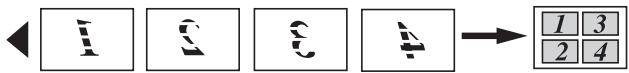 BROTHER DCP-J132W, DCPJ132W - Place the document face down in the direction shown below: - 4