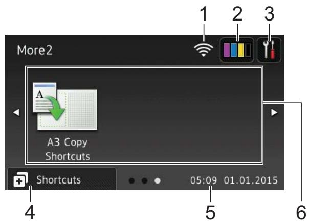 BROTHER MFC-J4625DW - 3.7"(93.4 mm) Touchscreen LCD - 3