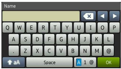BROTHER MFC-J4625DW - Entering Text - 1