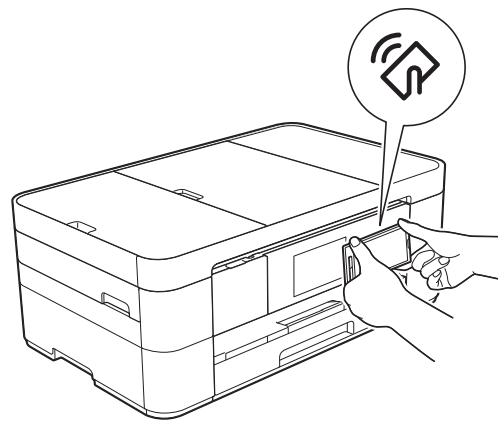 BROTHER MFC-J4625DW - How to scan with NFC - 1