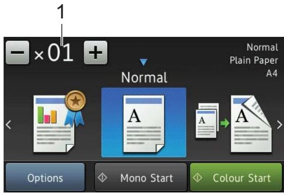 BROTHER MFC-J4625DW - How to copy - 1