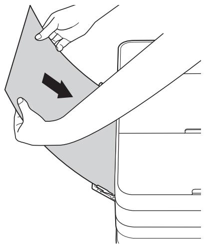 BROTHER MFC-J4625DW - Slide the manual feed slot paper guides to fit the paper width that you are using. - 4