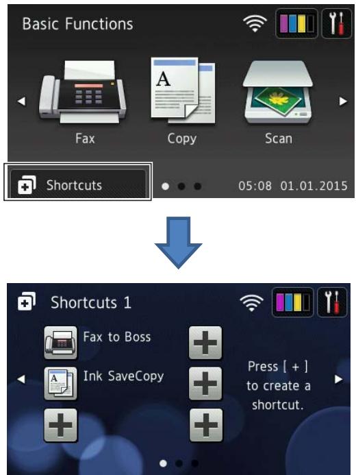 BROTHER MFC-J4625DW - Add Shortcuts - 2