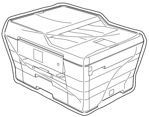 BROTHER MFC-J6520DW, MFCJ6520DW - Wrap the machine in the bag. - 1