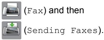 BROTHER MFC-J6520DW, MFCJ6520DW - Sending faxes using multiple settings - 1