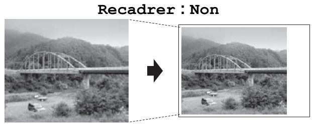 Recadrer : Non