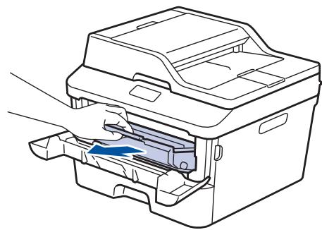 BROTHER DCP-L2500D,  DCP-L2540DN,  DCP L2500D - Du papier est coincide à l'intérieur de l'appareil - 2
