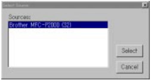 BROTHER MFC-HL-P2000 - SCANNING FROM TWAIN COMPLIANT APPLICATIONS - 1