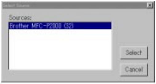 BROTHER MFC-P2000 - SCANNING FROM TWAIN COMPLIANT APPLICATIONS - 1