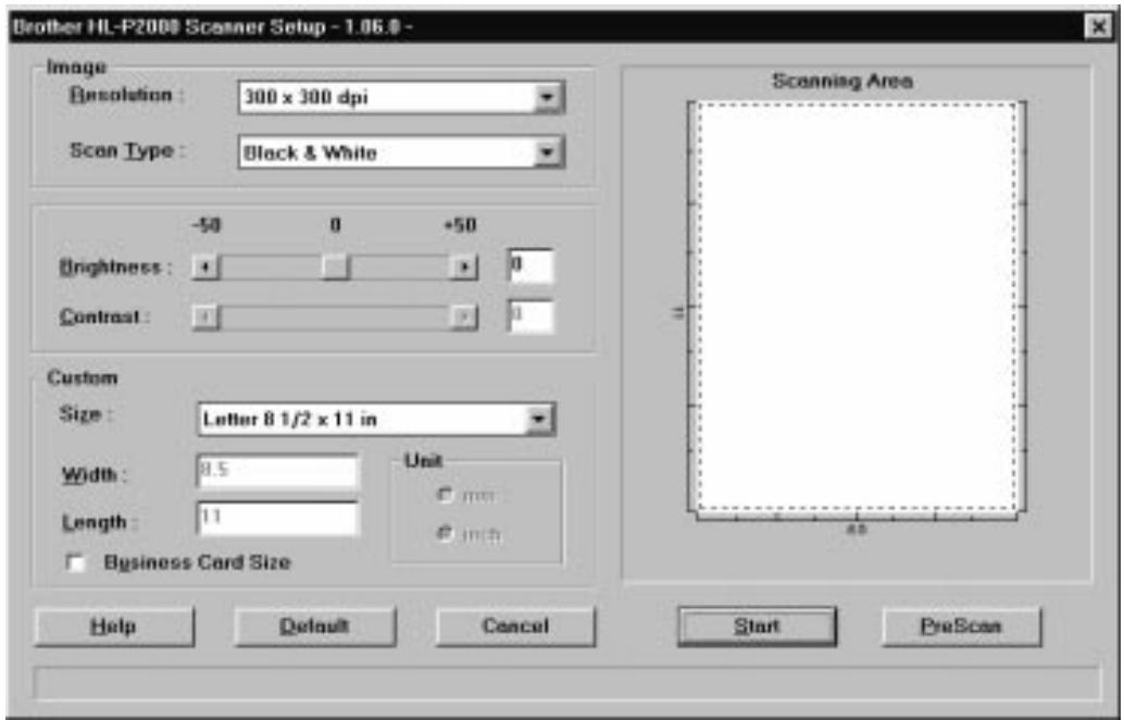 BROTHER MFC-P2000 - Scanning from the Unimessage™ Viewer Software (HL-P2000 - Windows® 95/98/NT users) - 1