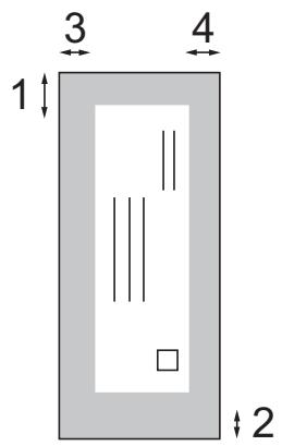 BROTHER MFC-250C - Printable area - 2