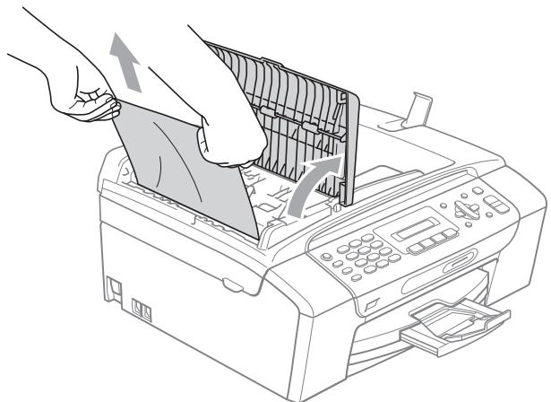 BROTHER MFC-250C - Document is jammed in the top of the ADF unit - 1
