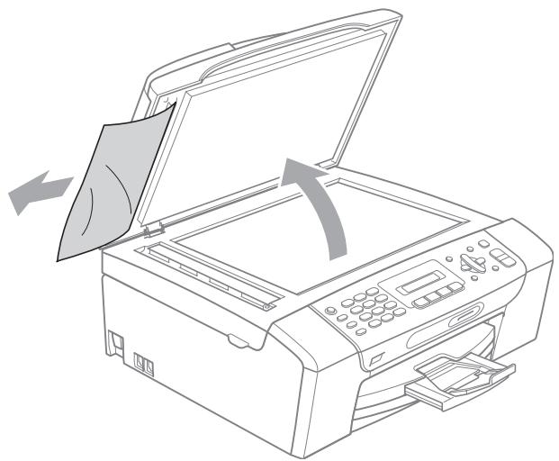 BROTHER MFC-250C - Document is jammed inside the ADF unit - 1