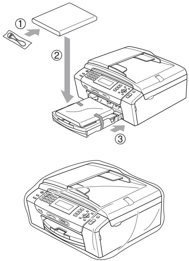 BROTHER MFC-490CW - Wrap the machine in the bag. - 1