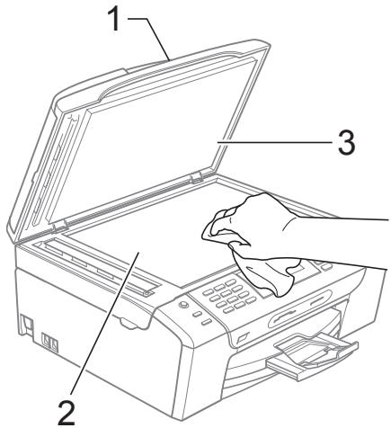 BROTHER MFC-490CW - Cleaning the scanner glass - 1