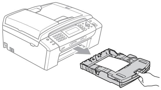 BROTHER MFC-490CW - Removing small printouts from the machine - 1