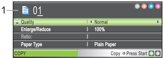 BROTHER MFC-490CW - Entering Copy mode - 3