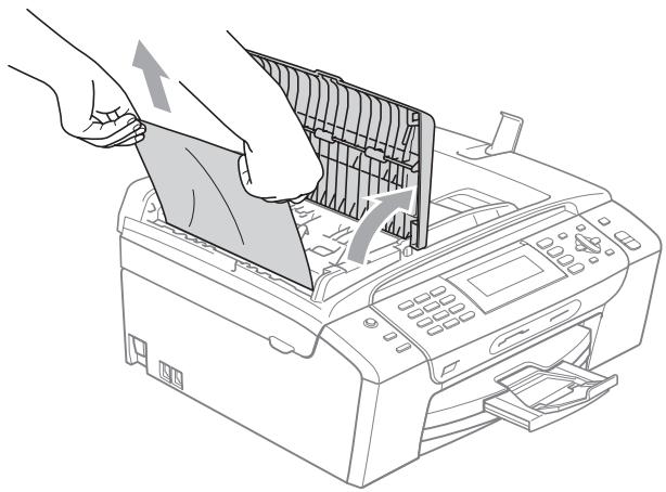 BROTHER MFC-490CW - Document is jammed in the top of the ADF unit - 1