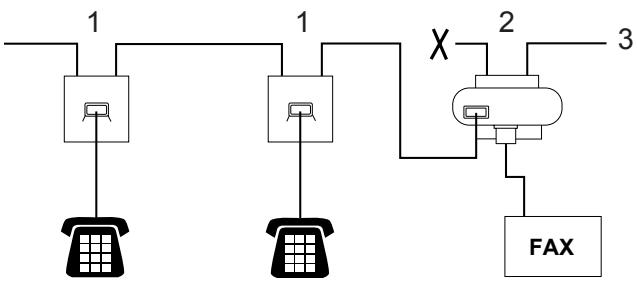 BROTHER MFC-490CW - Using extension telephones (U.K. only) - 2