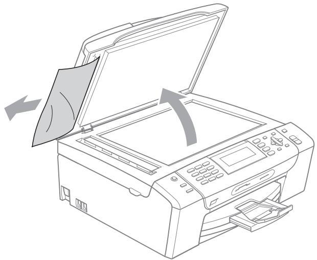 BROTHER MFC-490CW - Document is jammed inside the ADF unit - 1