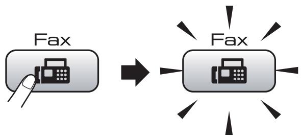 BROTHER MFC-490CW - Entering Fax mode - 2