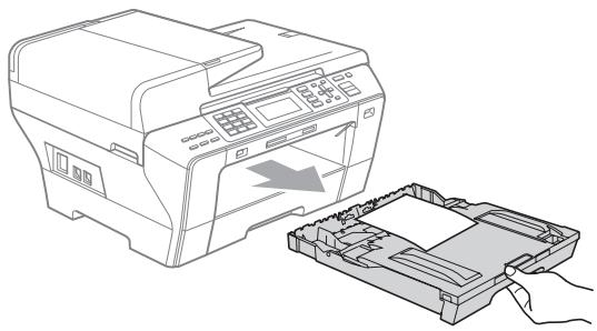 BROTHER MFC-6490CW - Removing small printouts from the machine - 1