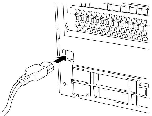 BROTHER HL-2060 - Plugging in the Power Cord - 1