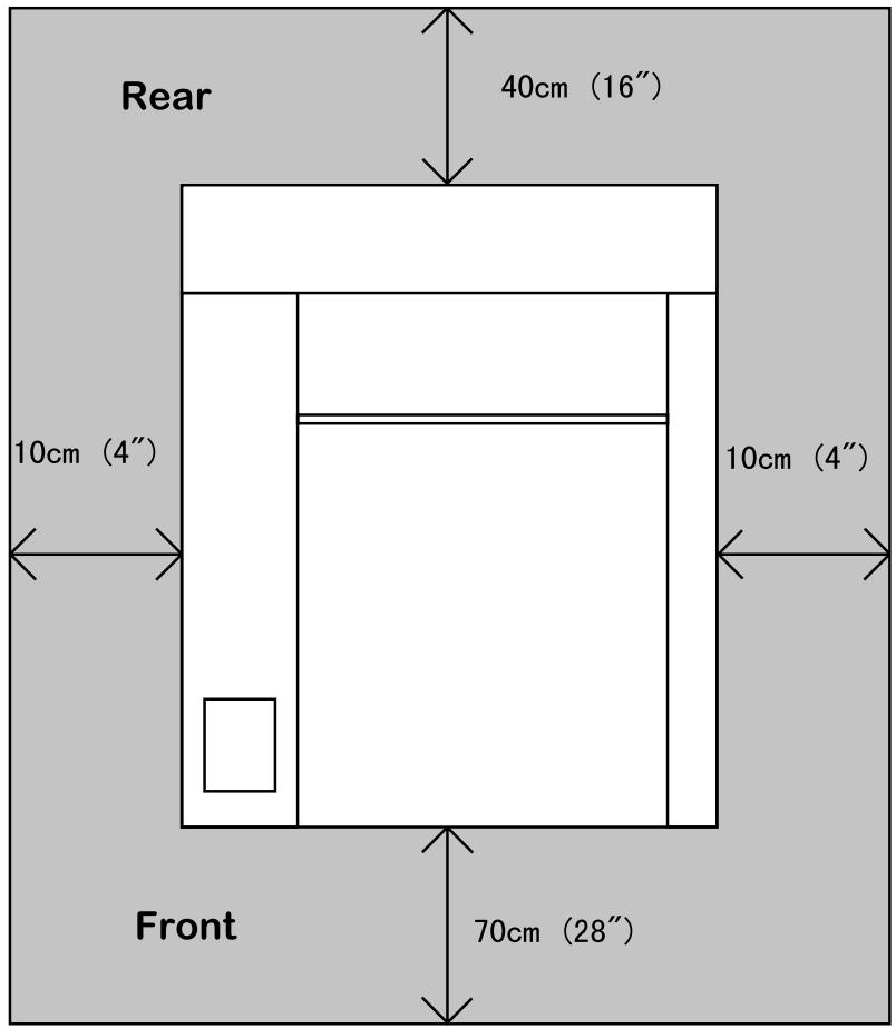 BROTHER HL-2400CEN - Place the printer on a flat, horizontal surface. - 1