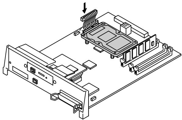 BROTHER HL-2600CN - Installing a HDD (Hard Disk Drive) - 5
