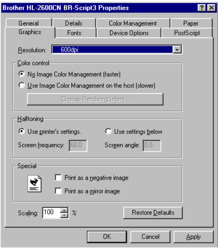 BROTHER HL-2600CN - Set the print quality, etc. - 1