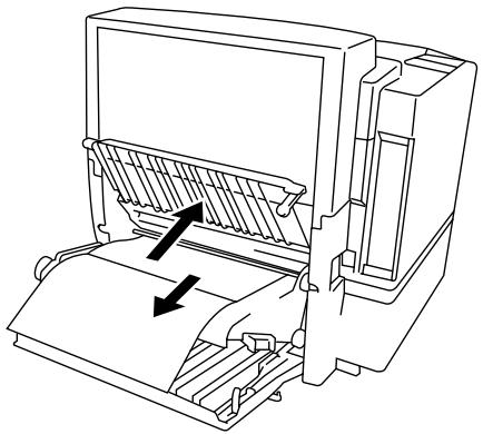 BROTHER HL-2600CN - PAPER JAM IN THE LOWER ASSEMBLY OF THE DUPLEX UNIT - 1