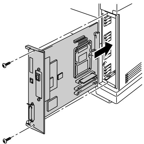 BROTHER HL-2600CN - Installing a HDD (Hard Disk Drive) - 6