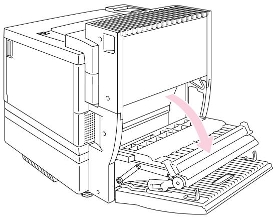 BROTHER HL-34500CN - PAPER JAM IN THE FUSING UNIT WITH THE DUPLEX UNIT INSTALLED - 2