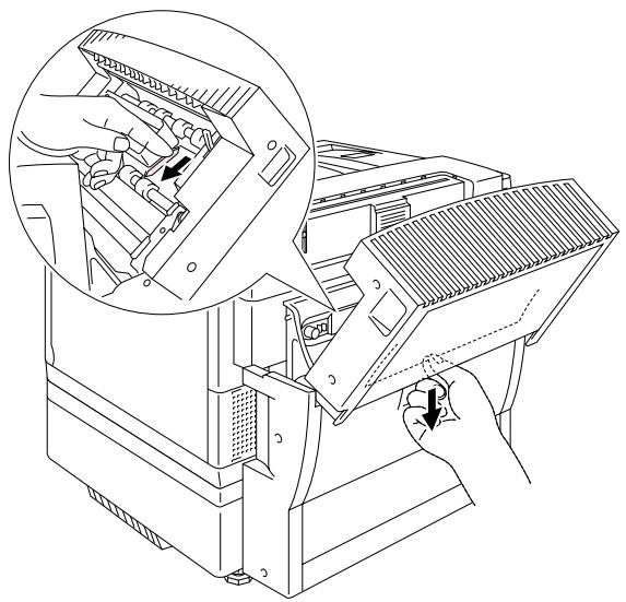 BROTHER HL-34500CN - PAPER JAM IN THE DUPLEX COVER TOP ASSEMBLY - 1