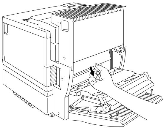 BROTHER HL-34500CN - PAPER JAM IN THE LOWER ASSEMBLY OF THE DUPLEX UNIT - 2