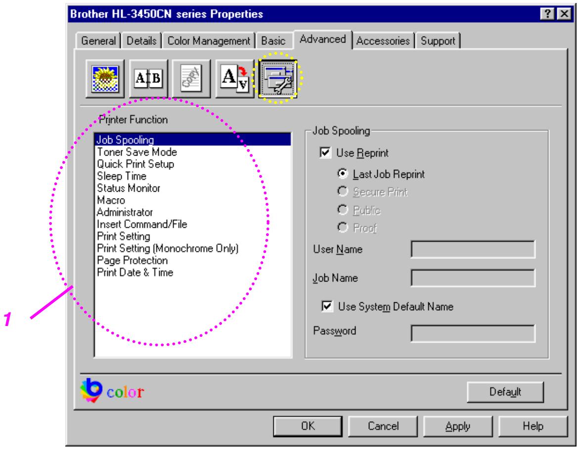 BROTHER HL-3450CN - DEVICE OPTIONS - 1