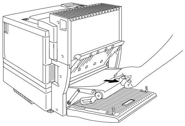 BROTHER HL-3450CN - PAPER JAM IN THE LOWER ASSEMBLY OF THE DUPLEX UNIT - 3