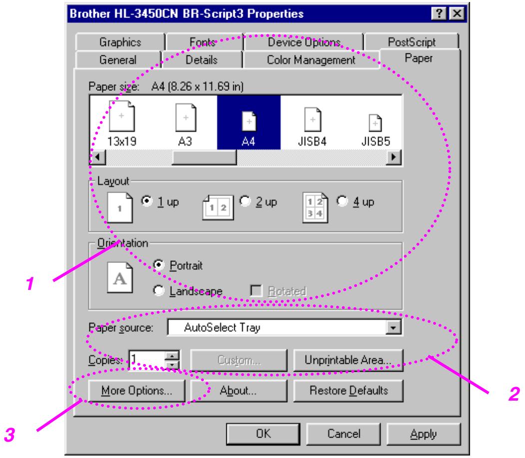 BROTHER HL-3450CN - Paper Tab - 1