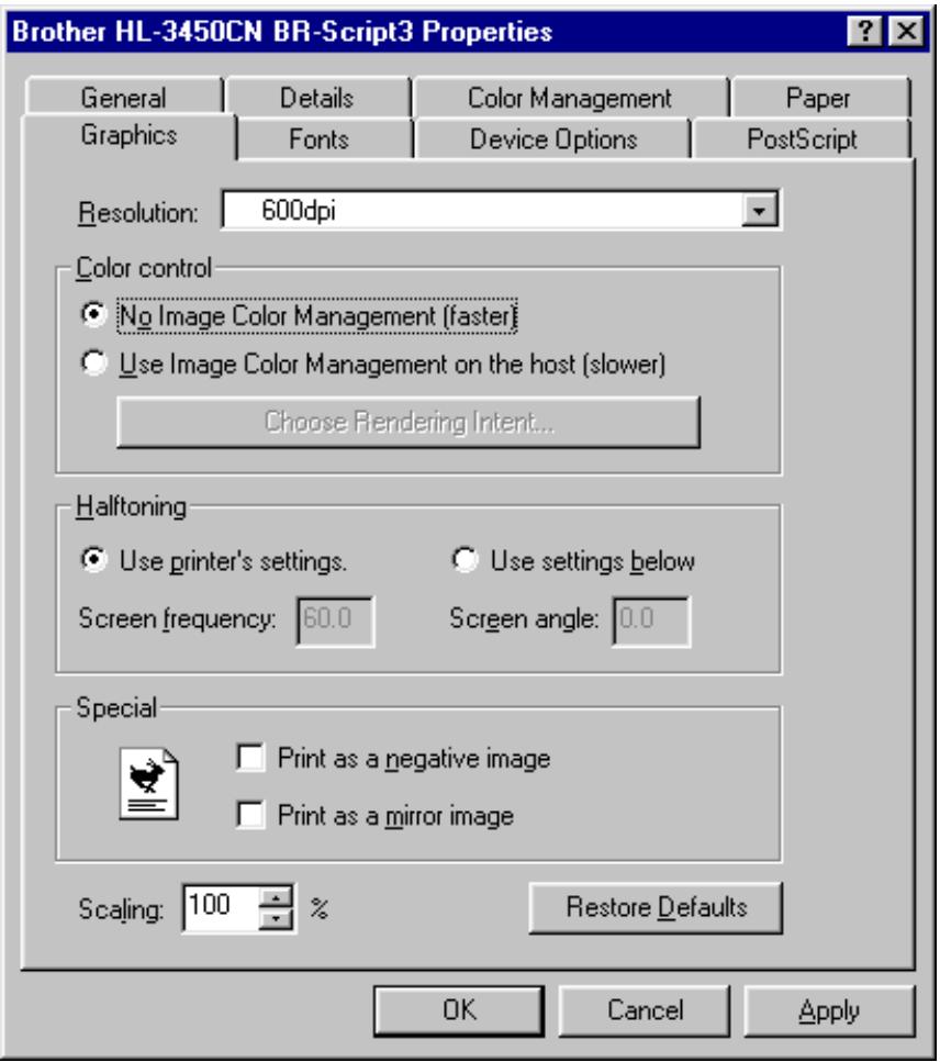 BROTHER HL-3450CN - Set the print quality. - 1