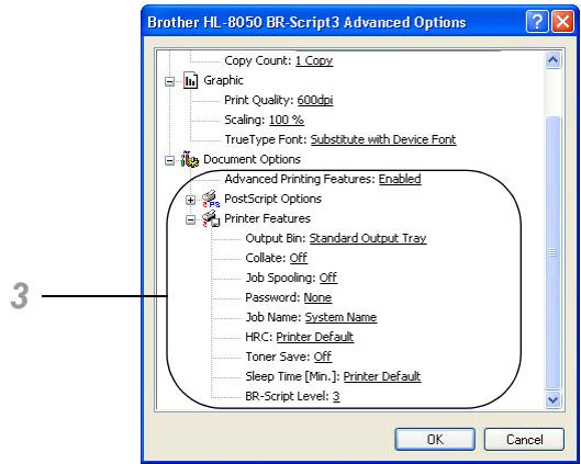 BROTHER HL-8050 - Advanced Options - 3