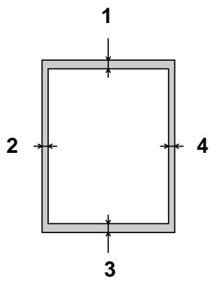 BROTHER HL-8050 - Printable area - 1