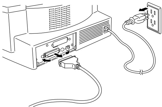 BROTHER HL-1040 - Installing the SIMM - 1