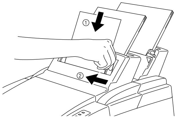 BROTHER HL-1070 - ☐ When you load one sheet of paper manually: - 1