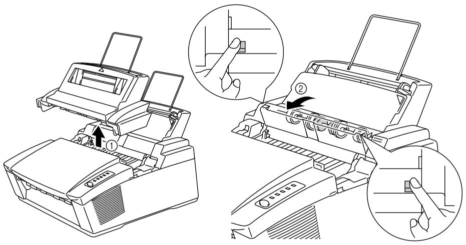 BROTHER HL-1070 - Cleaning the Paper Feed Rollers - 2
