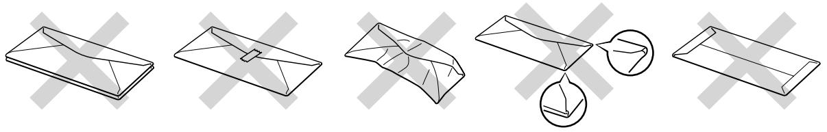 BROTHER HL-1230 - Envelope Types to Avoid - 1