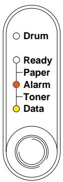 BROTHER HL-1240 - Data (Toner) LED indications - 2