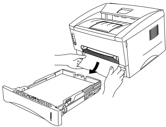 BROTHER HL-1240 - Remove the paper cassette completely from the printer. - 2