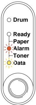 BROTHER HL-1240 - Data (Toner) LED indications - 1