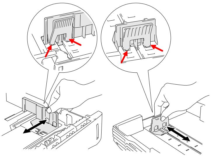 BROTHER HL-1240 - How to load paper into the Paper Cassette - 2
