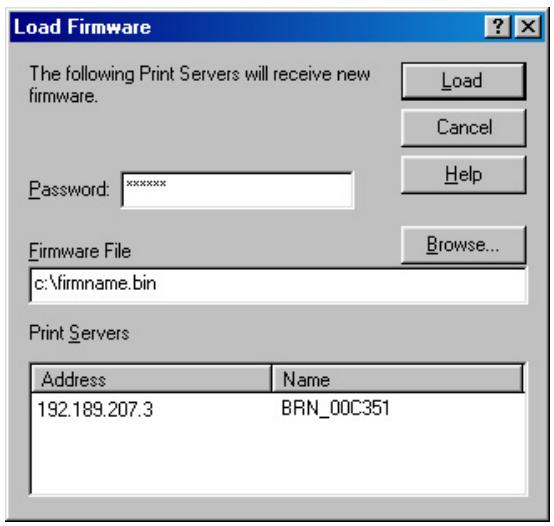 BROTHER HL-1270N - TFTP PUT from this host - 1